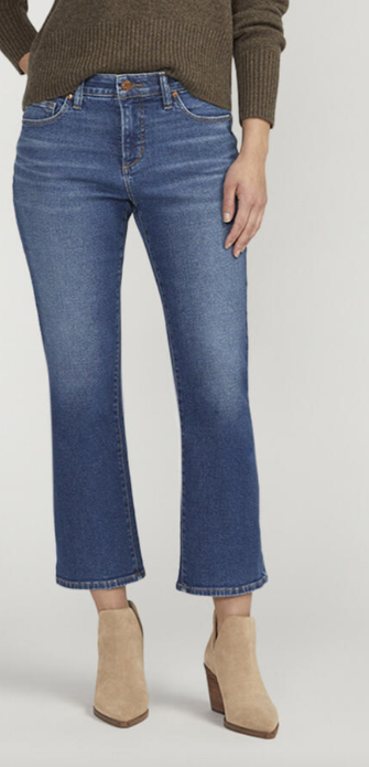 Cropped online bootcut jeans