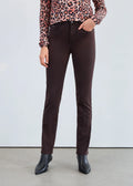 Petite Suzanne Straight Leg, Rich Brown