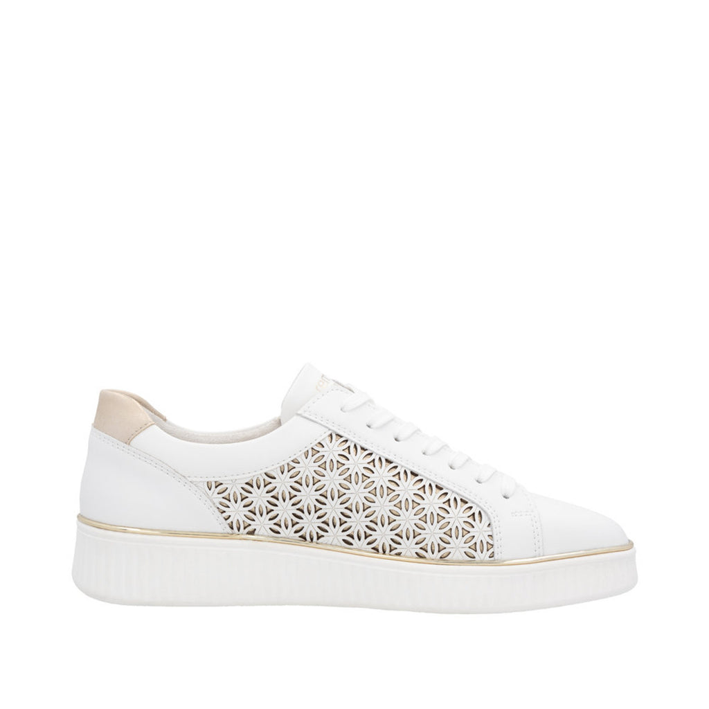 White Side Zip Remonte Sneaker