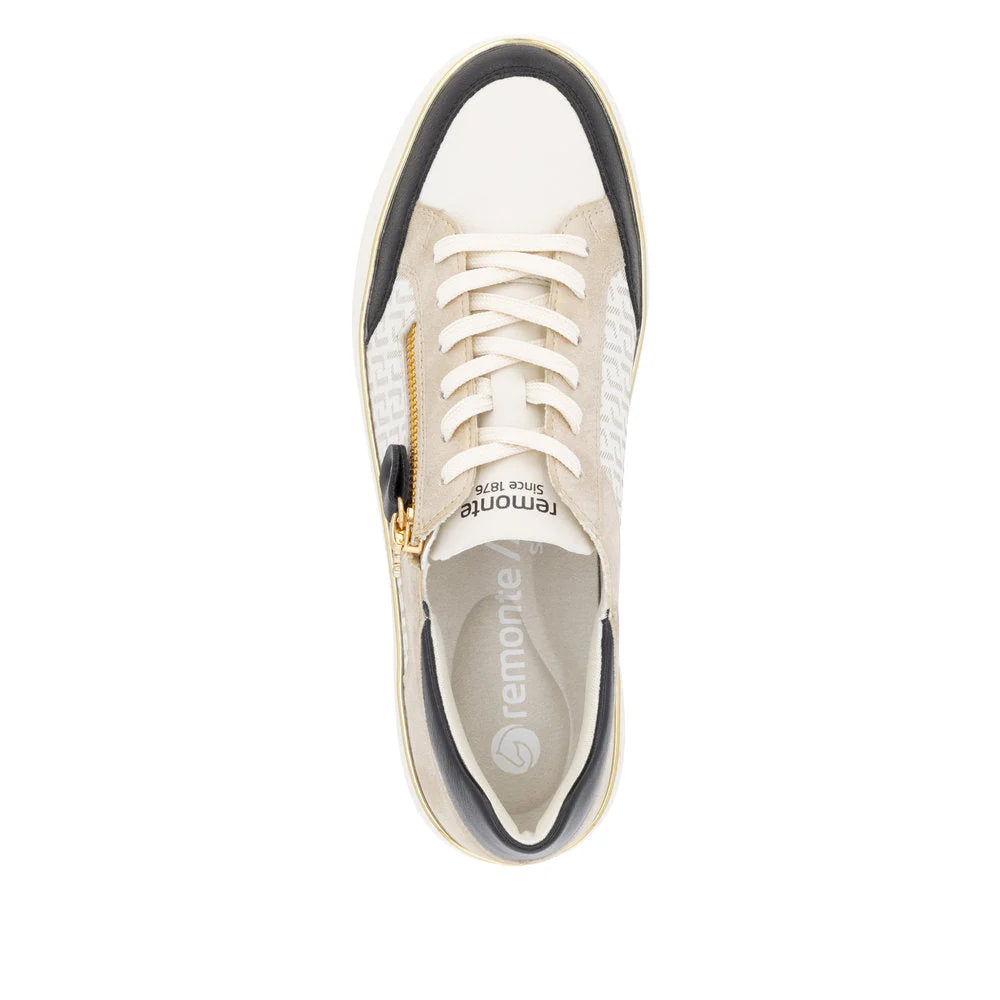 White Laced Remonte Sneaker