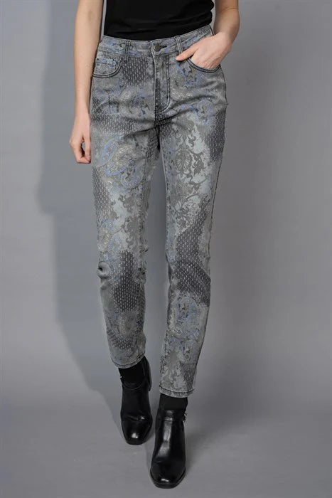 Printed Skinny Jean