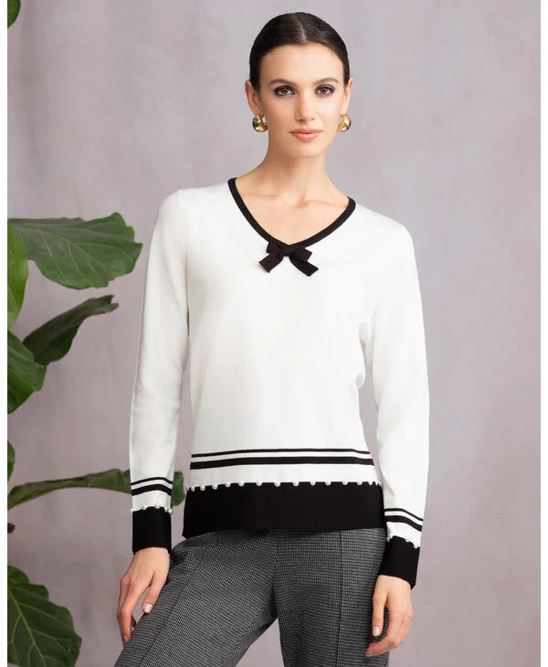 Off-White Bow Detail Knit