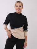 Black/Beige Sweater