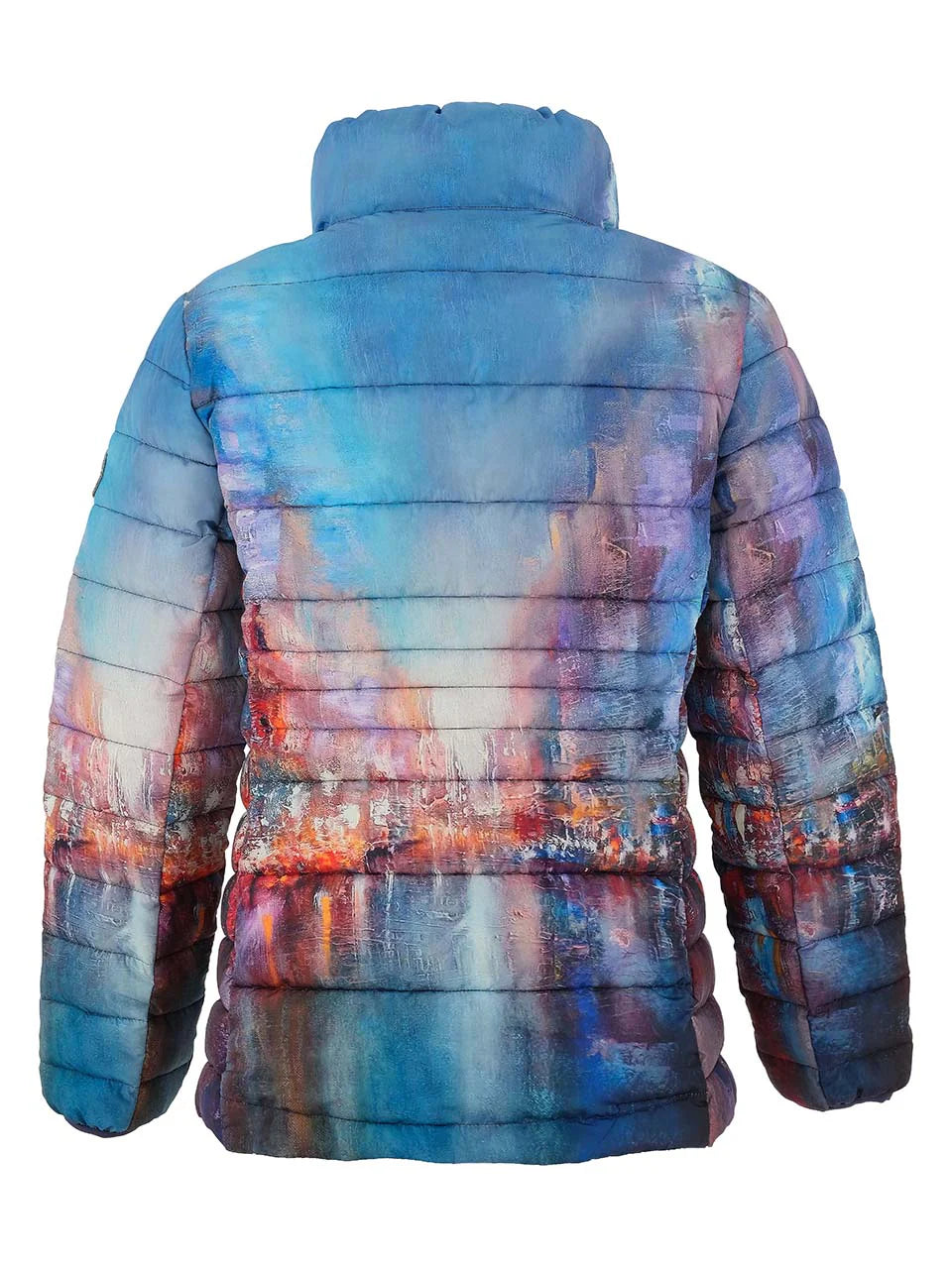 "The Blue City" Artist Print Puffer Coat