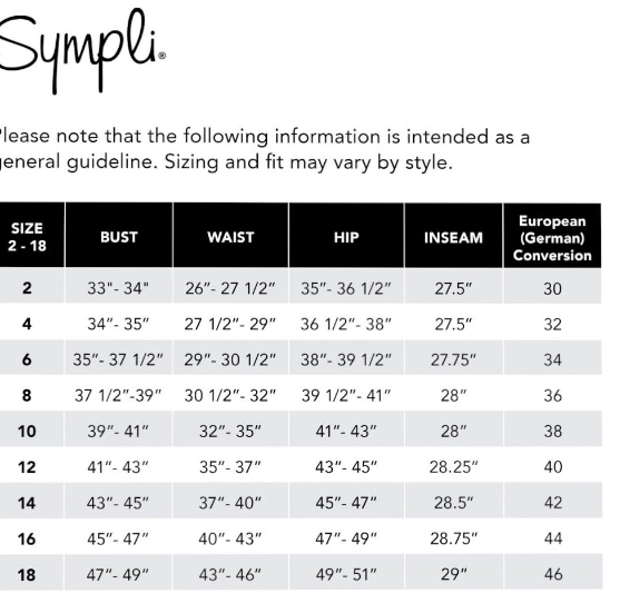 Sympli  3/4 Sleeve top